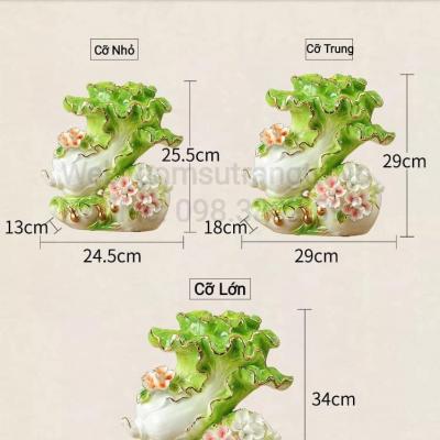 TƯỢNG BẮP CẢI VÀ HỒ LÔ PHONG THỦY